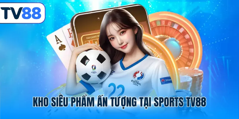 Kho siêu phẩm ấn tượng tại sports TV88
