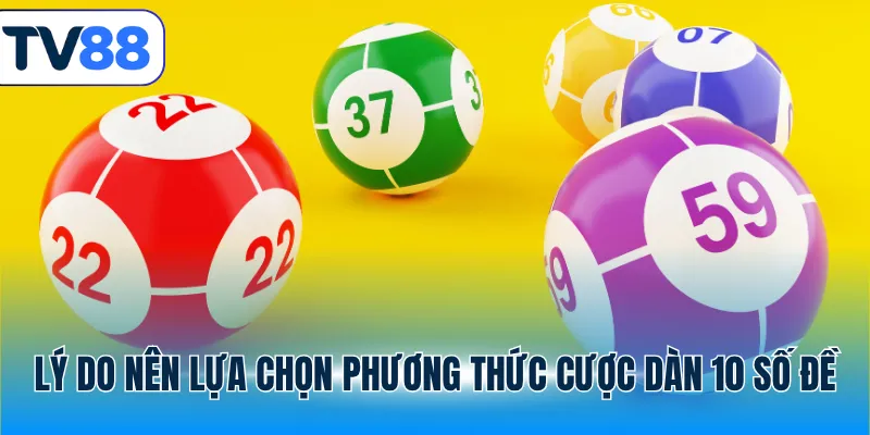 Lý do nên lựa chọn phương thức cược dàn 10 số đề
