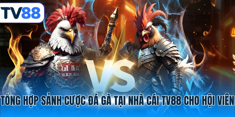 Tổng hợp sảnh cược đá gà tại nhà cái TV88 cho hội viên